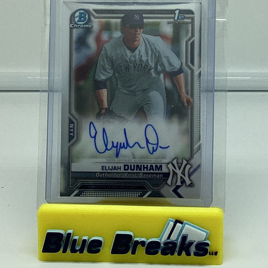 2021 Bowman Chrome - Elijah Dunham