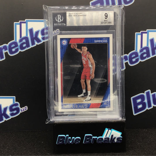 2016-17 NBA Hoops Ben Simmons #261 RC Beckett 9 76ers