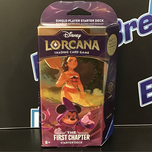 Disney Lorcana: The First Chapter Starter Deck Moana Mickey Mouse