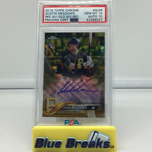 2018 Topps Chrome - Austin Meadows 27/50