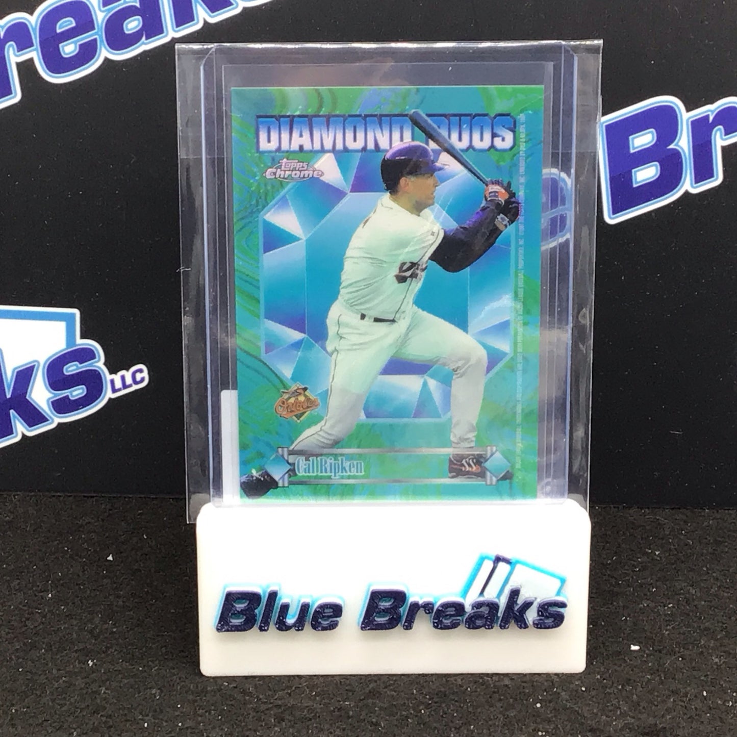 1997 Topps Chrome Diamond Duos Cal Ripekn Brady Anderson #DD7 Orioles