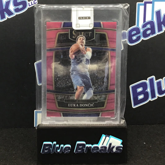 2021-22 Panini Select - Luka Doncic - Concourse Pink - 3/10 - Dallas Mavericks - Mint Collective Exclusive