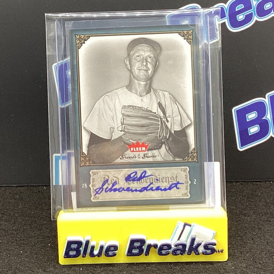 2006 Fleer Giants of the Game Red Schoendienst auto