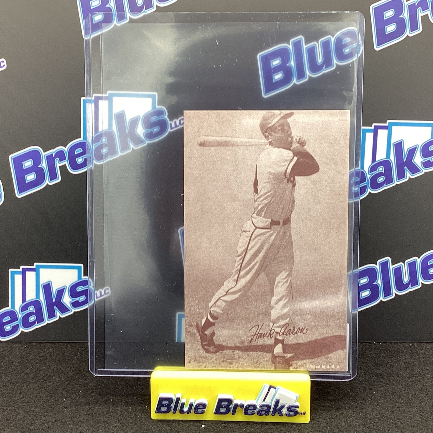 1947 - 1966 Exhibit Card Hank Aaron