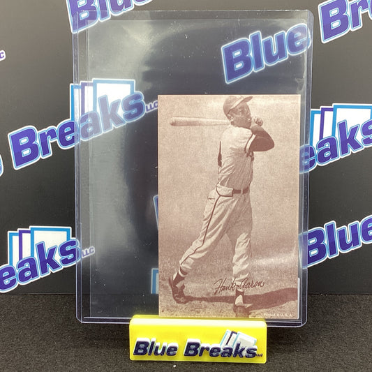 1947 - 1966 Exhibit Card Hank Aaron