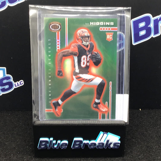 2020 Panini Chronicles Dynagon Green Tee Higgins 19/49 RC #D-10 Bengals