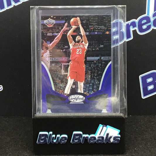 2018-19 Certified - Anthony Davis - 6/199 - New Orleans Pelicans - #95