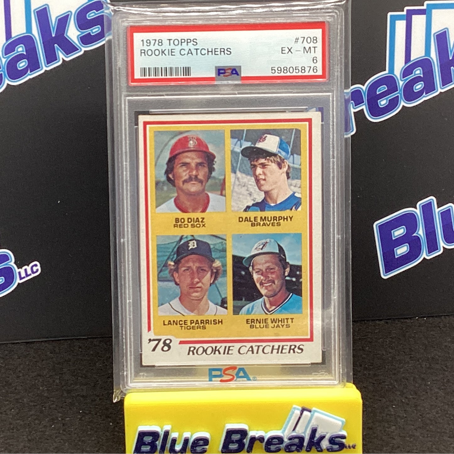 1978 Topps - Rookie Catchers - #708 - PSA 6
