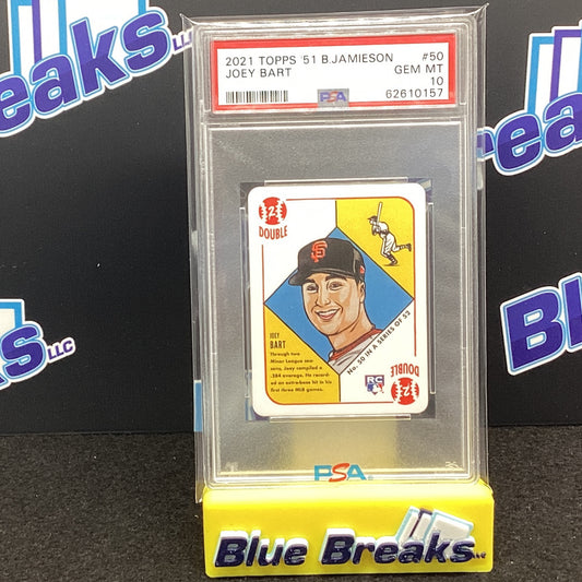 2021 Topps '51 B. Jamieson - Joey Bart #50 PSA 10