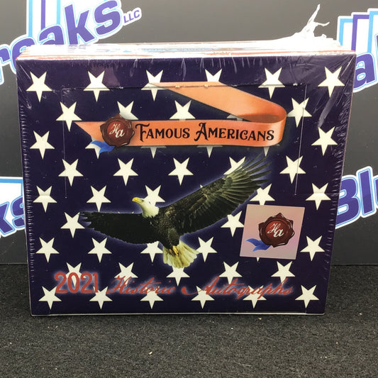 2021 Famous Americans Hobby Hobby Box