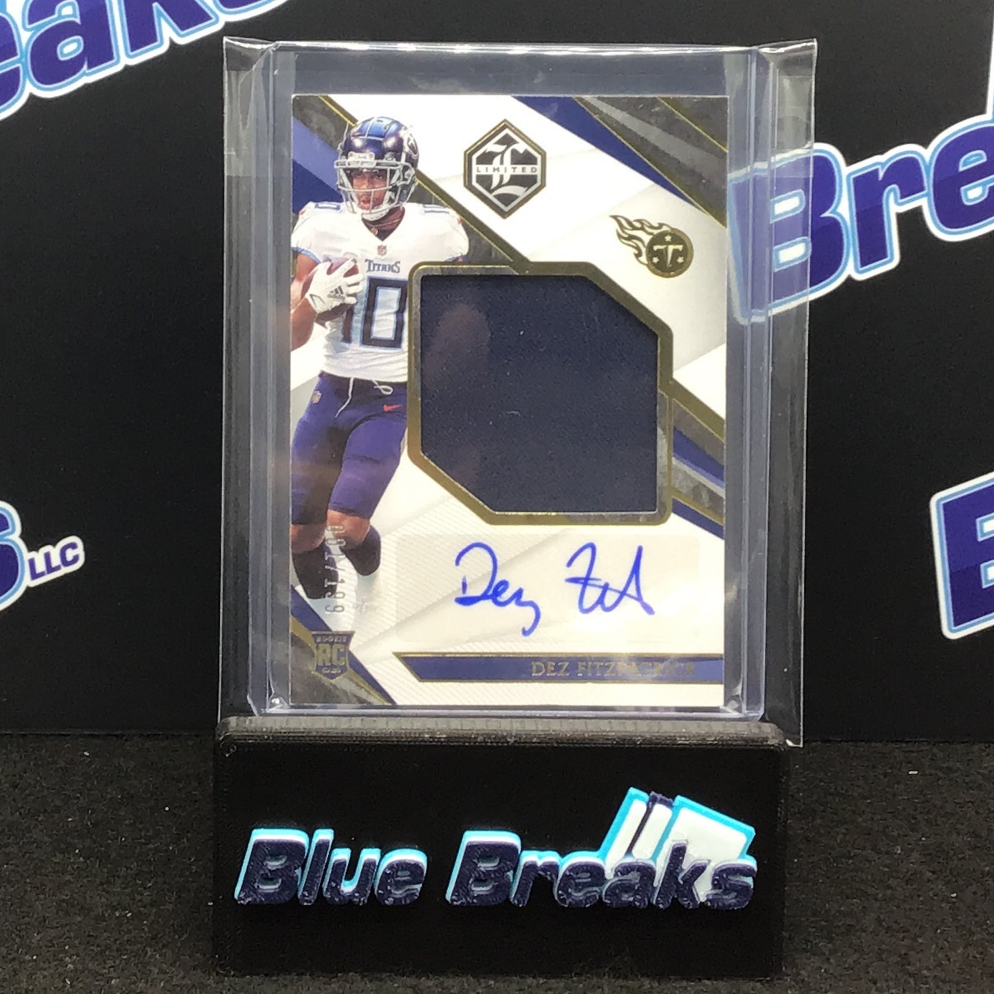 2021 Panini - Limited - Dez Fitzpatrick - Tennessee Titans - 1/199 - Auto - 178