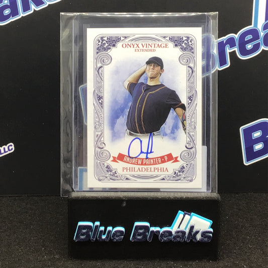 2021 Onyx Vintage Extended Andrew Painter /400 #EAAP Phillies