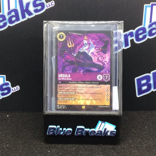 2024 Disney Lorcana Ursula's Return Ursula Sea Witch Queen #58/204