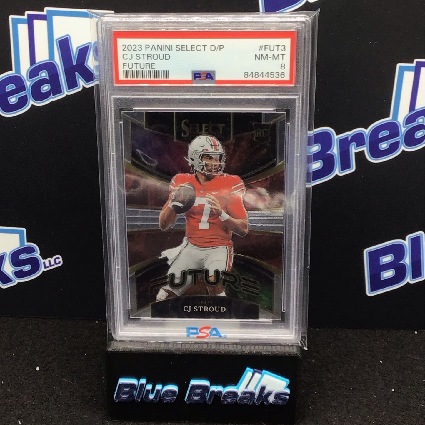 2023 Panini Select Future CJ Stroud RC #FUT-3 PSA 8 Texans