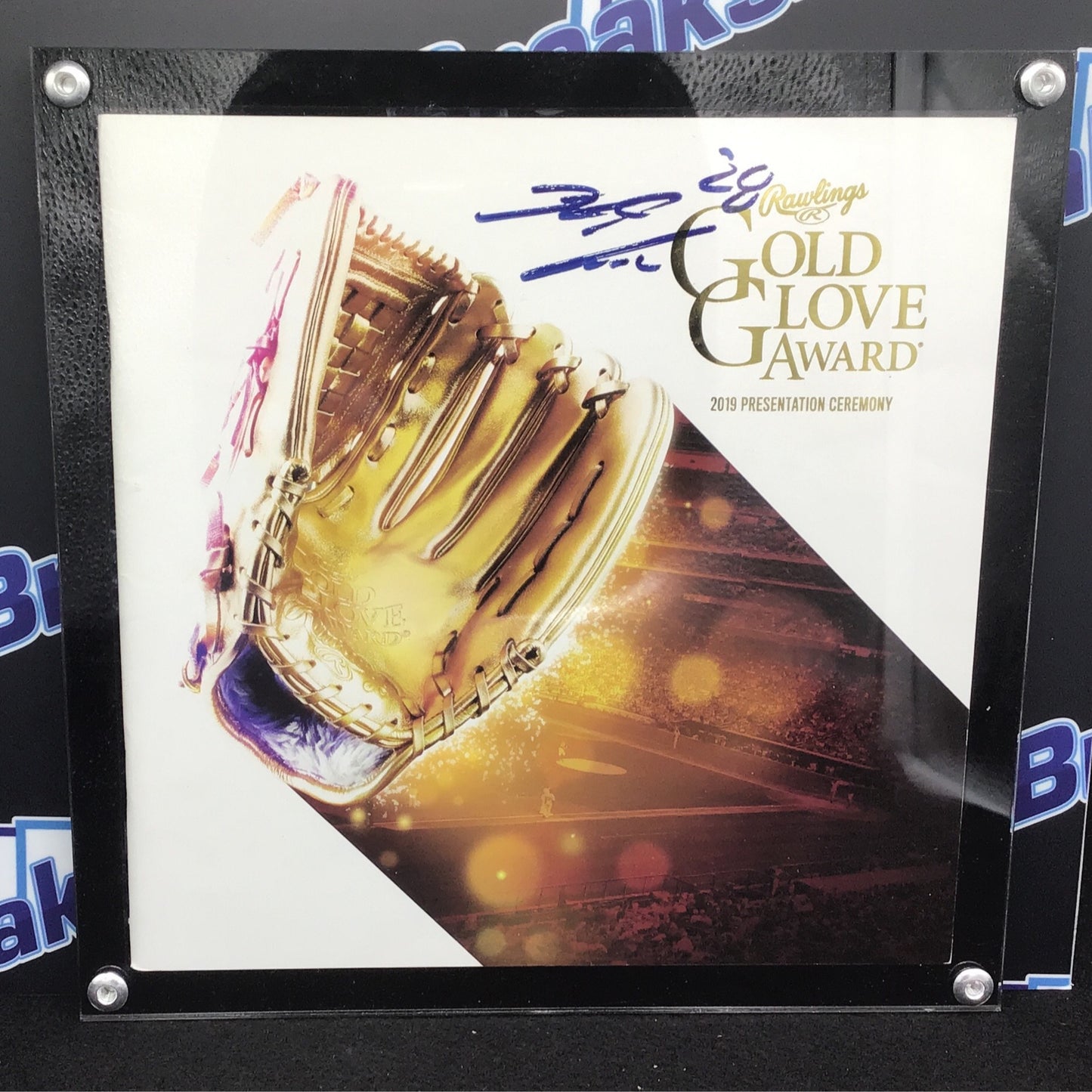 2019 Golden Glove Presentation Ceremony Nolan Arenado signed