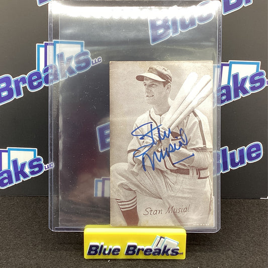 1947 - 1966 Exhibit Card Stan Musial auto