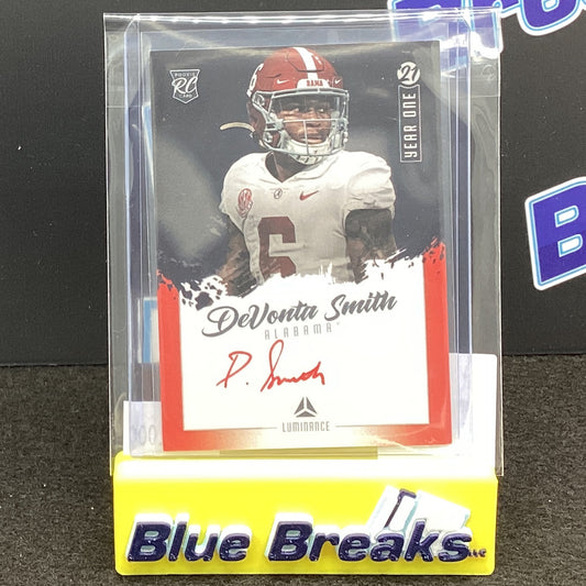 2021 Panini Luminance DeVonta Smith auto #YV-DS