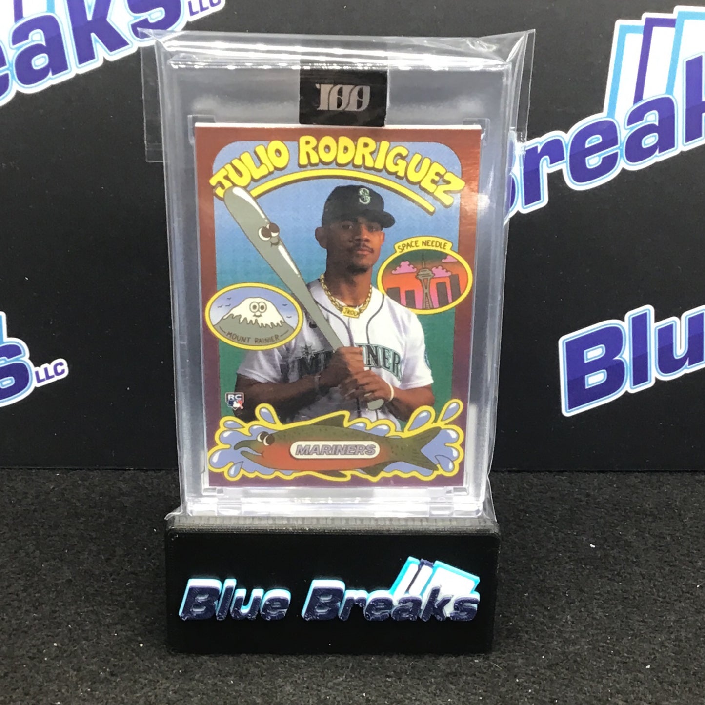 2022 Topps Project 100 Julio Rodriguez Lauren Martin #28 Mariners