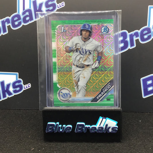 2019 Bowman Chrome 1st - Wander Franco - Tampa Bay Rays - 70/99 - BCP-100