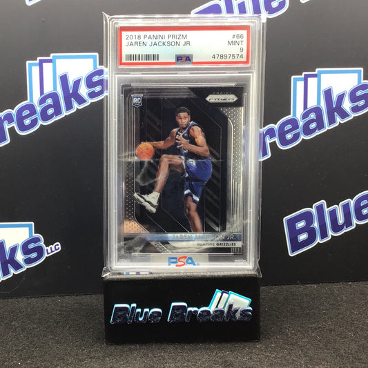2018 Panini Prizm Jaren Jackson Jr 66 PSA 9 Grizzles