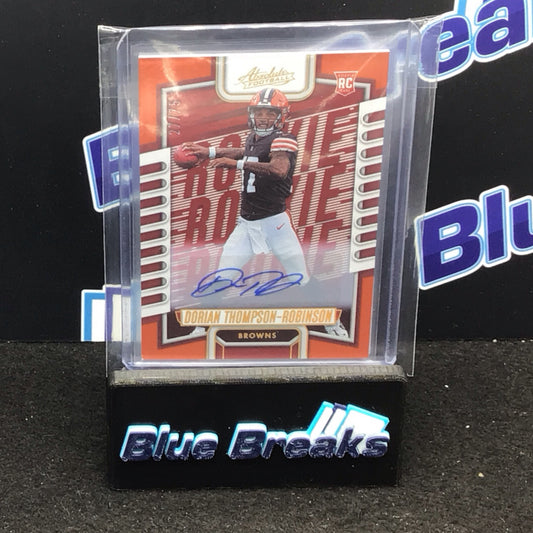 2023 Panini Absolute orange Dorian Thompson-Robinson 27/75 RC #140 Browns