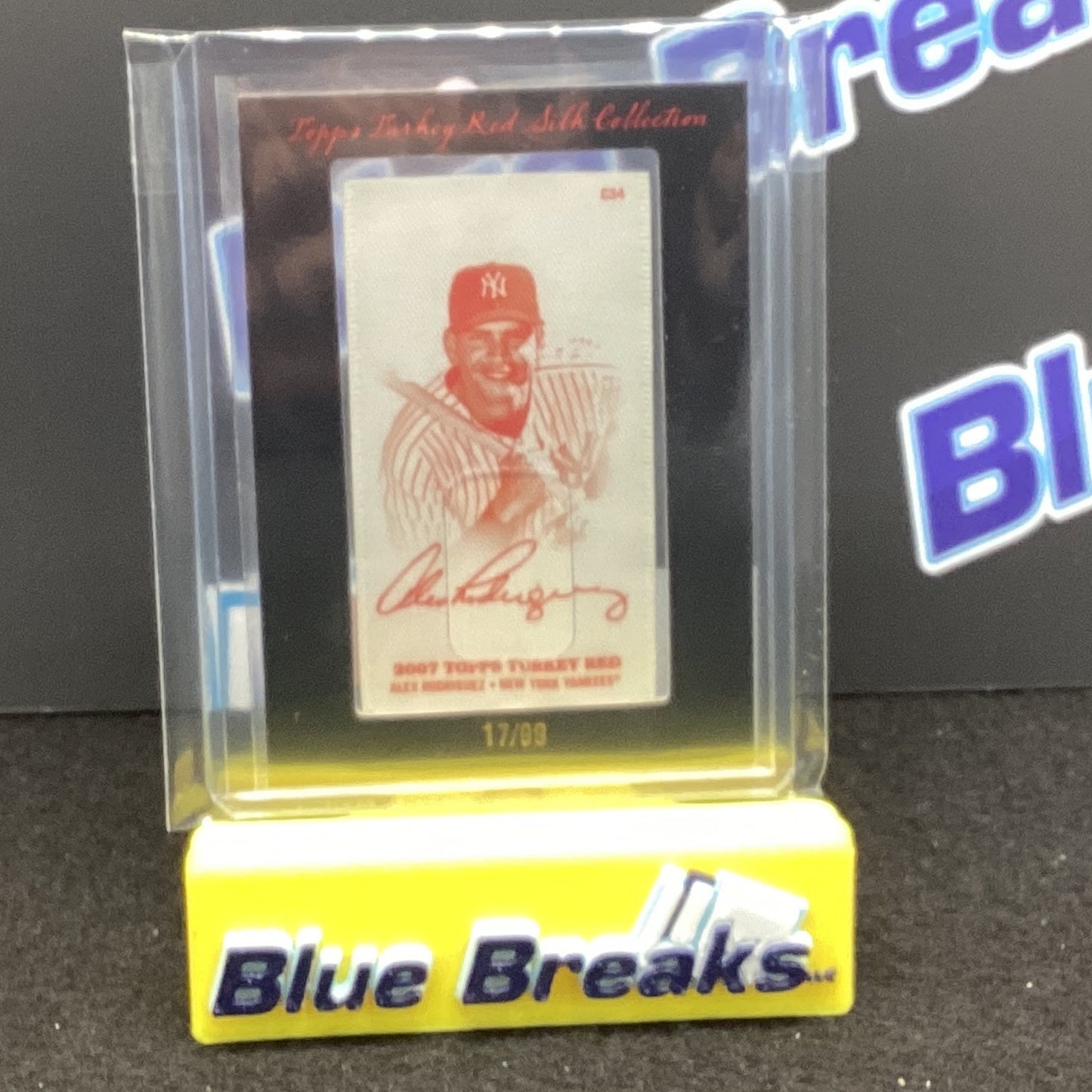 2007 Topps turkey Red Silk - Alex Rodriguez 17/99