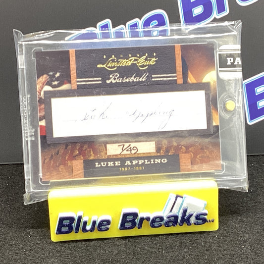 2011 Limited Cuts - Luke Appling 7/49