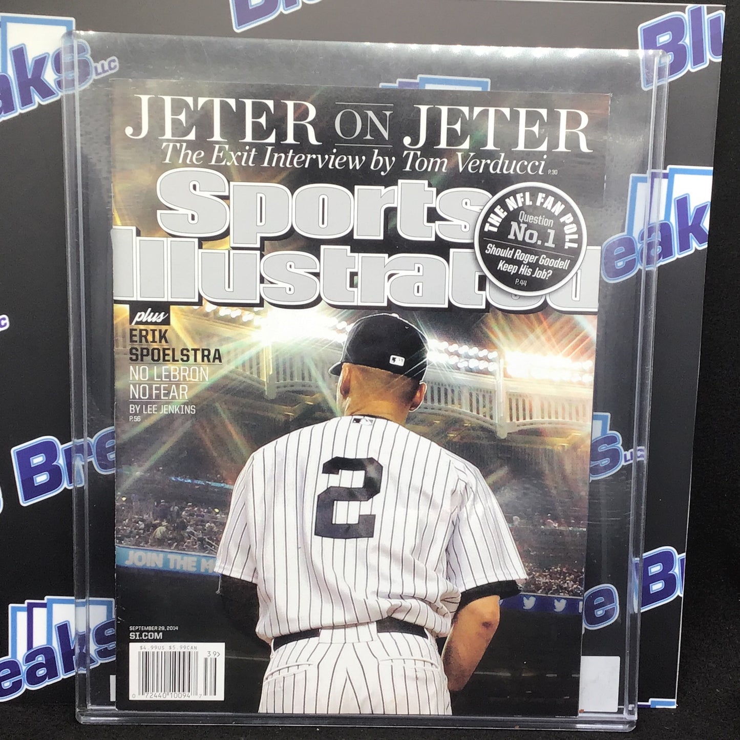 09/29/2014 Sports Illustrated Jeter on Jeter no label