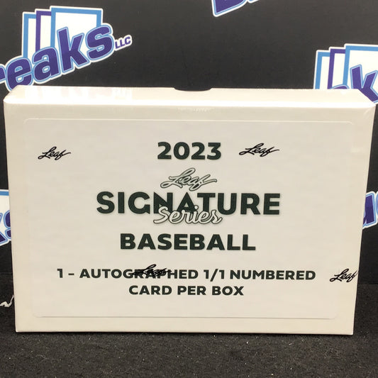 2023 Leaf Signature Series Baseball