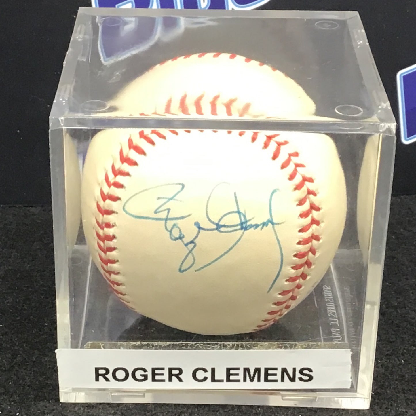 Roger Clemens autographed baseball