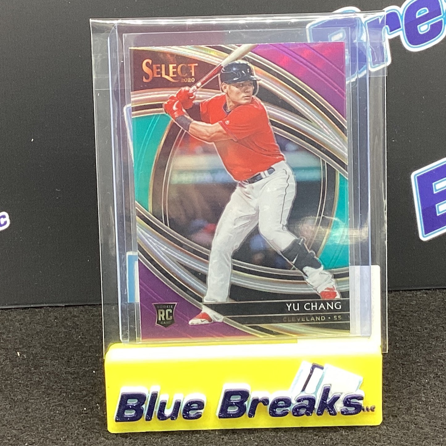 2020 Panini Select Green & Purple Concourse Yu Chang 148