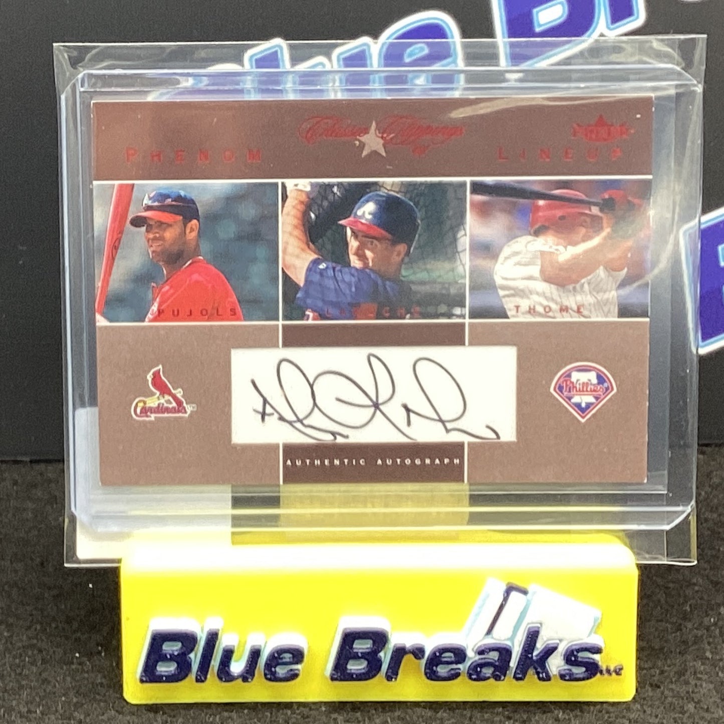 2004 Fleer Phenom Lineup Adam LaRoche auto 114/150 PLA-AL