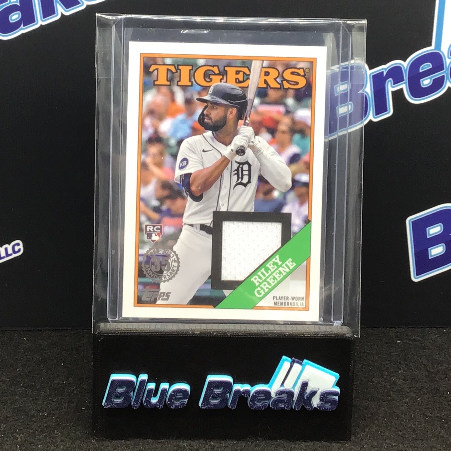 2023 - Topps Series 1 - Riley Greene - 1988 Relic Card - Detroit Tigers # 88R-RG