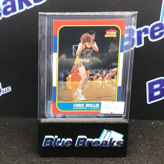 1986 Fleer Chris Mullin #77 Warriors