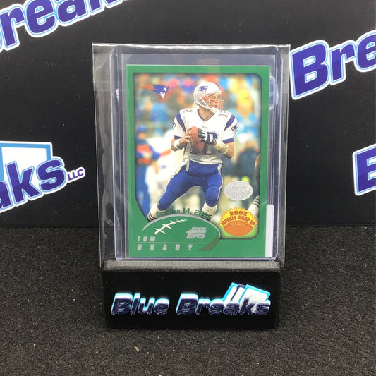 2002 Topps Collection Weekly Wrap Up Tom Brady Patriots