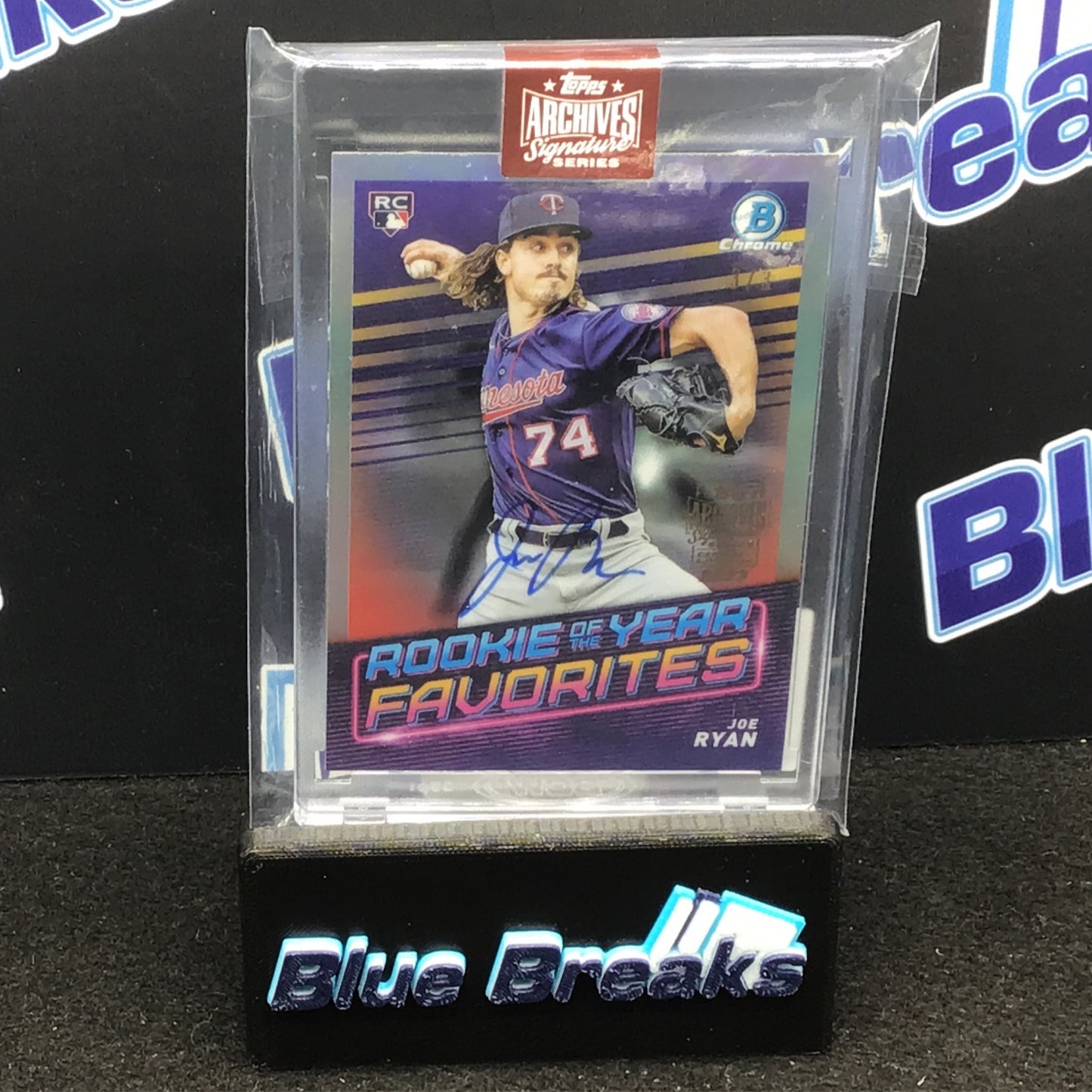 2022 Topps Archives Signature Series Joe Ryan 3/3 #ROYF-13 Twins