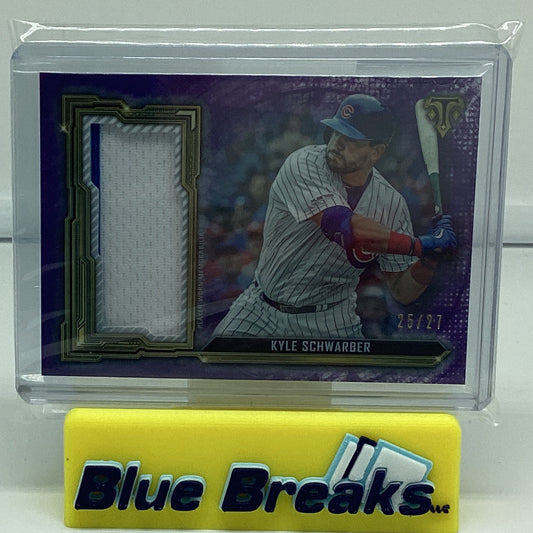 2020 Triple Threads - Kyle Schwarber 25/27