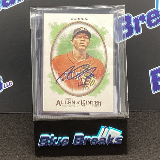 2017 Allen & Ginter Carlos Correa auto