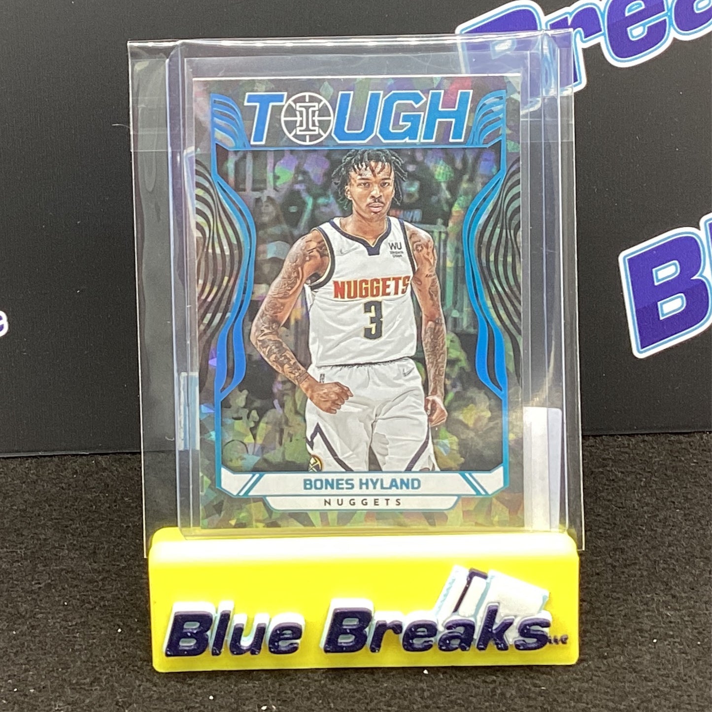 2021-22 Panini Illusions Tough Cracked Ice Bones Hyland #9 Nuggets