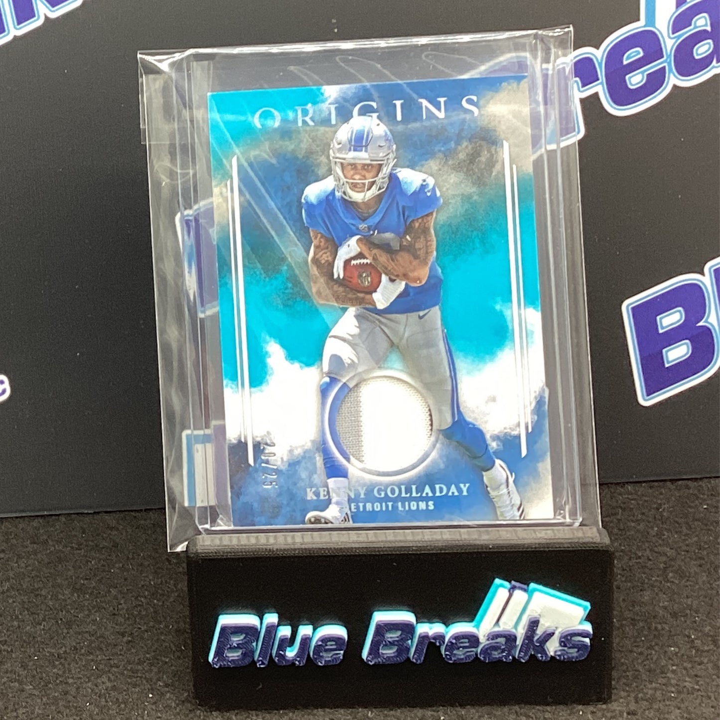 2017 Panini Origins Kenny Golladay relic 20/25 #RP-KG Lions