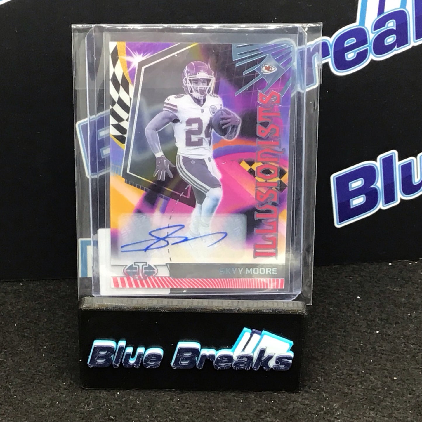 2023 Panini Illusions Illustionists Skyy Moore auto 06/50 #9 Chiefs