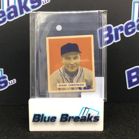 1949 Bowman Gum Mark Christman #121 Senators/Twins