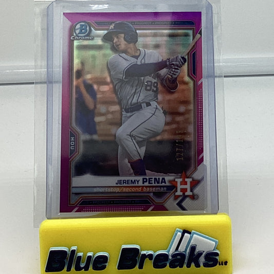 2021 Bowman Chrome - Jeremy Pena 127/199