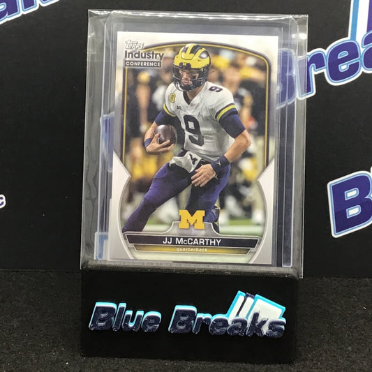 2023 Topps Industry Conference Bowman U JJ McCarthy #BU-4 Michigan