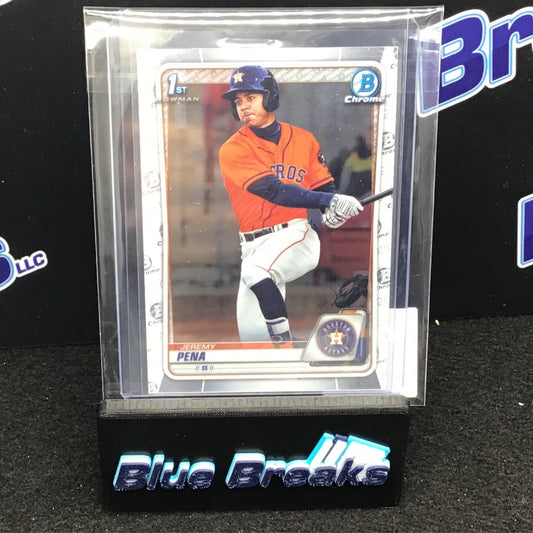 2020 Bowman Chrome 1st Bowman Jeremy Pena #BCP-61 Astros
