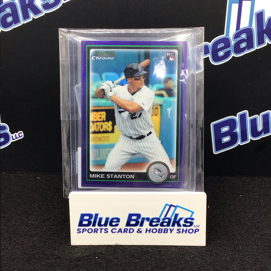 2010 Bowman Chrome Mike Stanton RC #BDP30 Marlins