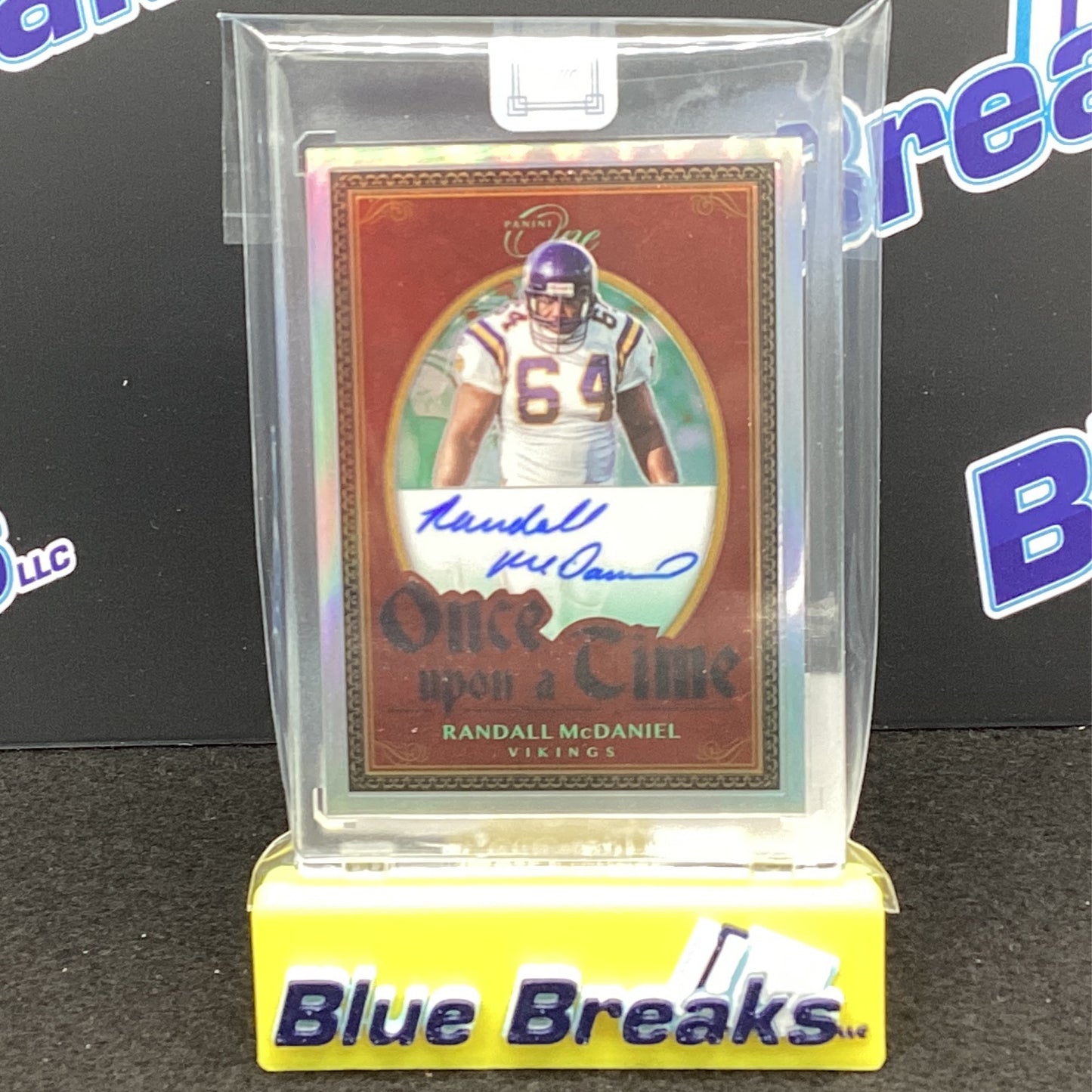 2020 Panini One Once Upon a Time Randall McDaniel 01/49 #355