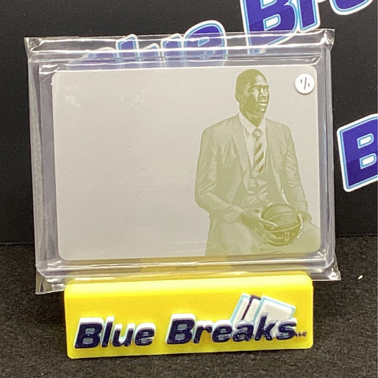 2014-15 National Treasures - Joel Embiid - Philadelphia 76ers - Yellow Plate 1/1