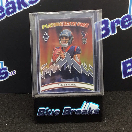 2023 Panini Phoenix Playing with Fire CJ Stroud RC PWF-2 Texans