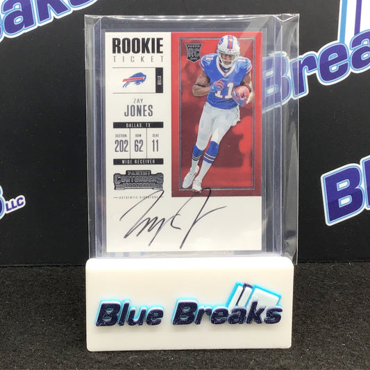2017 Panini - Contenders - Zay Jones - Rookie Ticket - Auto - Buffalo Bills